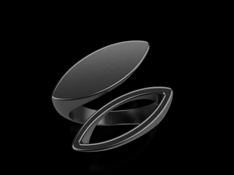 Double marquise form ring model 627 3D Print Model