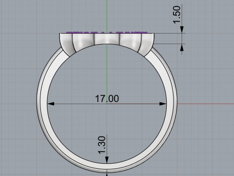 Round sun ring model 626 3D Print Model