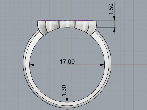 Round sun ring model 626 3D Print Model
