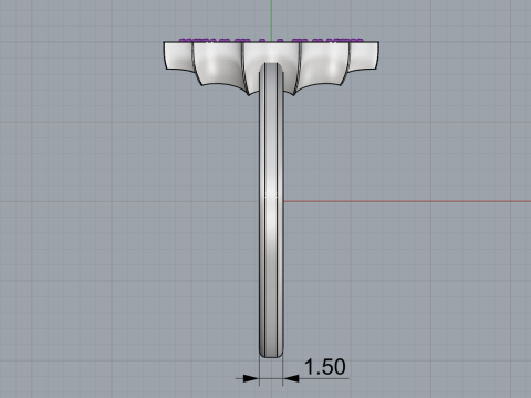 Round sun ring model 626 3D Print Model