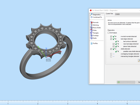Round sun ring model 626 3D Print Model