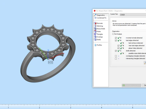 Round sun ring model 626 3D Print Model