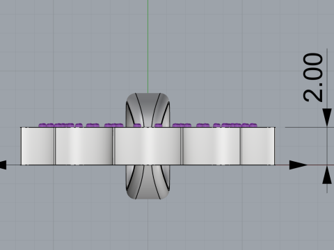 Round sun pendant model 625 3D Print Model
