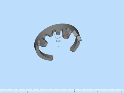 Melting form ring model 624 3D Print Model