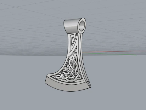 Axe pendant model 623 3D Print Model