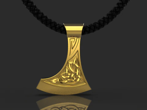 Axe pendant model 623 3D Print Model