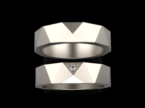 Alyans modeli 622 3D Baskı Modeli