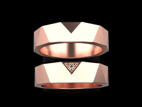 Alyans modeli 622 3D Baskı Modeli