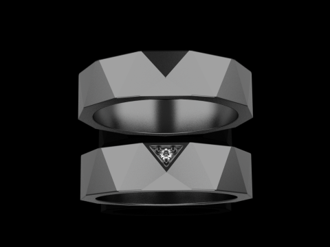 Alyans modeli 622 3D Baskı Modeli