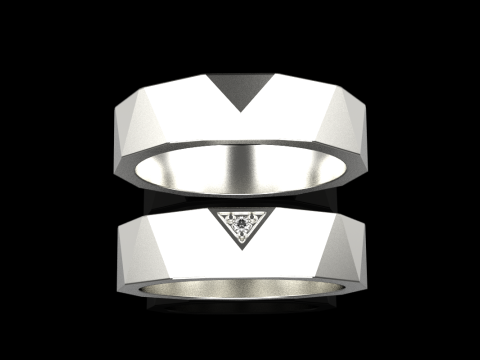 Alyans modeli 622 3D Baskı Modeli