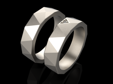 Alyans modeli 622 3D Baskı Modeli