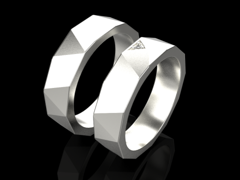 Alyans modeli 622 3D Baskı Modeli