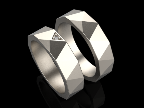 Alyans modeli 622 3D Baskı Modeli