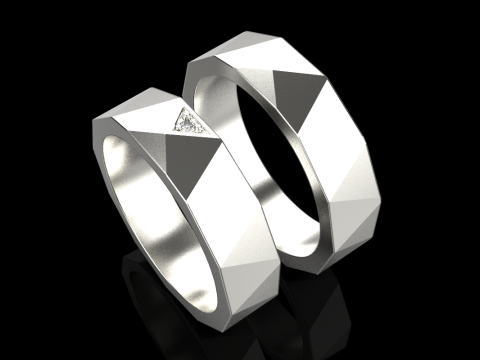 Alyans modeli 622 3D Baskı Modeli