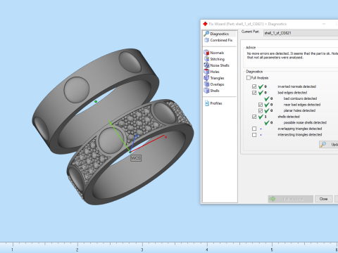 Wedding rings model 621 3D Print Model