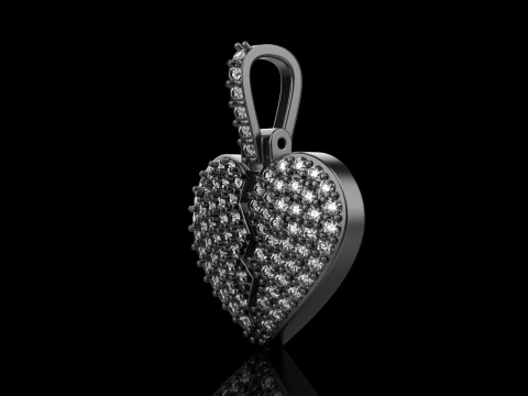 Heart pendant model 620 3D Print Model
