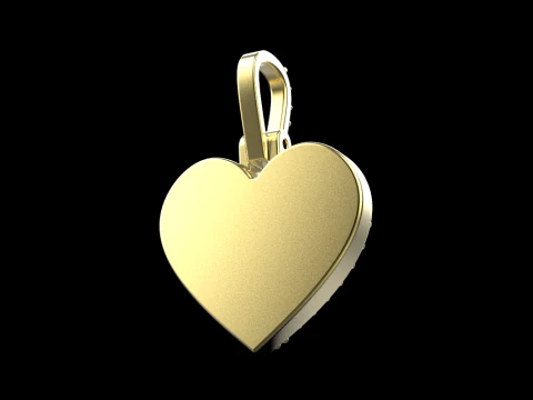 Heart pendant model 620 3D Print Model