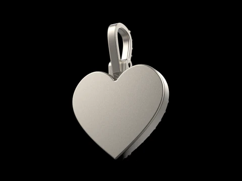 Heart pendant model 620 3D Print Model