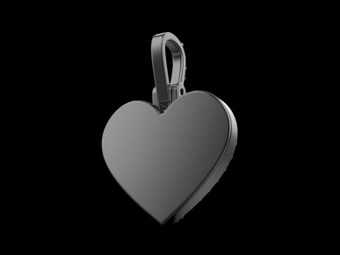 Heart pendant model 620 3D Print Model