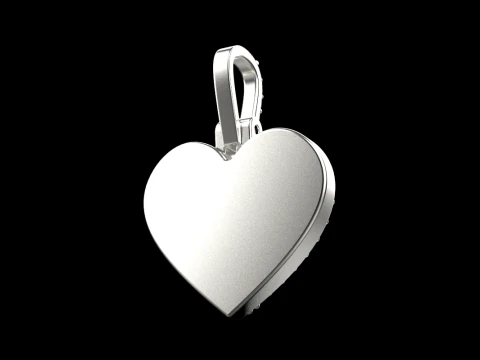 Heart pendant model 620 3D Print Model