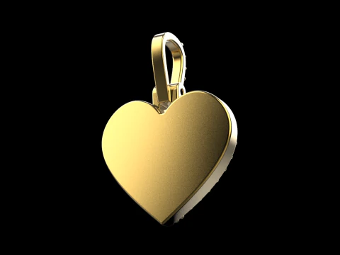 Heart pendant model 620 3D Print Model