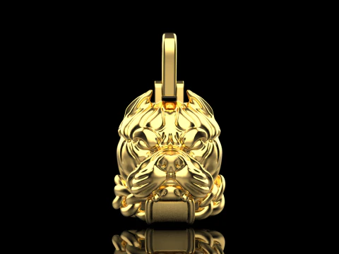 Pitbull pendant model 619 3D Print Model