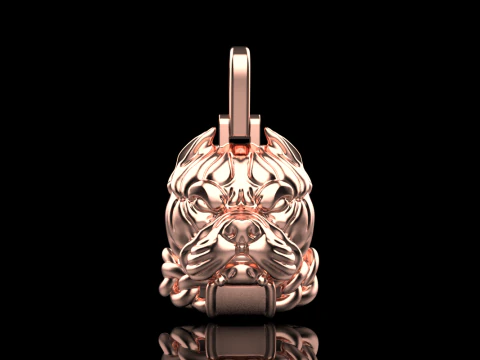 Pitbull pendant model 619 3D Print Model