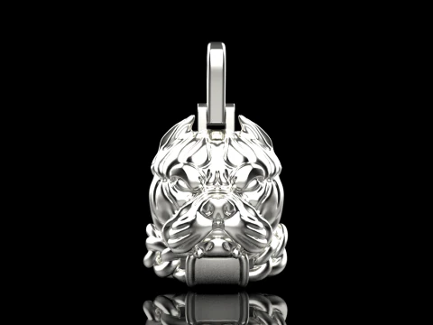 Pitbull pendant model 619 3D Print Model