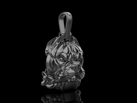 Pitbull pendant model 619 3D Print Model