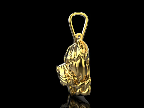 Pitbull pendant model 619 3D Print Model