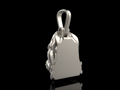 Pendentif Pitbull mod&egrave;le 619 Modèles 3D en vedette