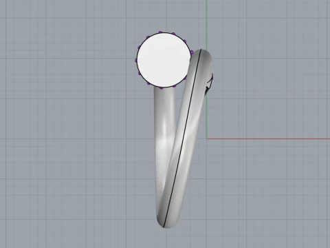 Wedding ring model 617 3D Print Model