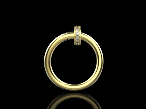 Wedding ring model 617 3D Print Model