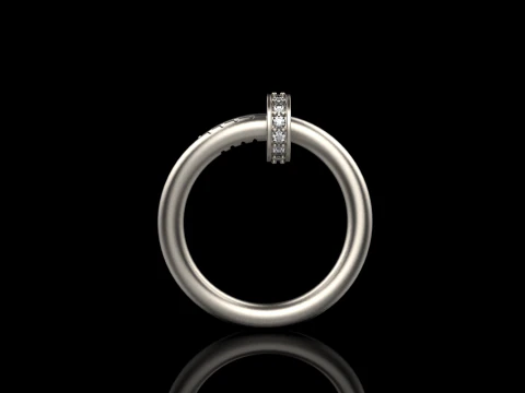 Wedding ring model 617 3D Print Model