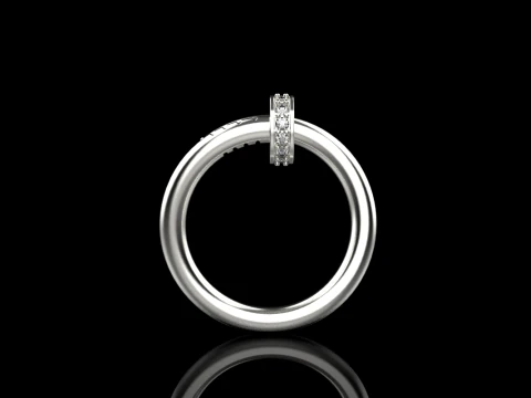 Wedding ring model 617 3D Print Model