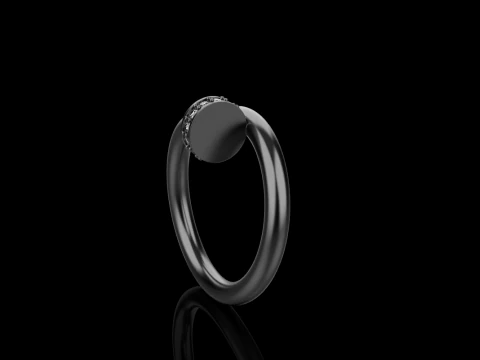 Wedding ring model 617 3D Print Model