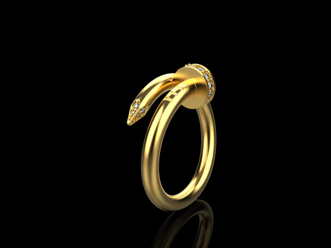 Wedding ring model 617 3D Print Model