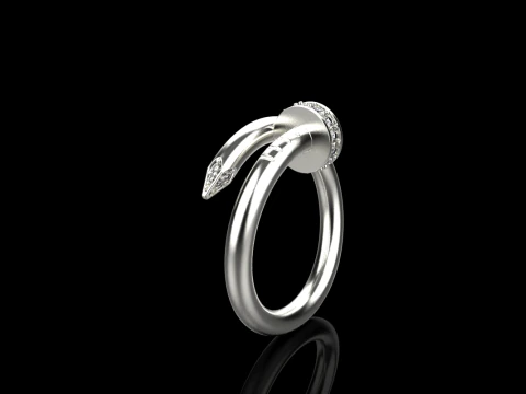 Wedding ring model 617 3D Print Model