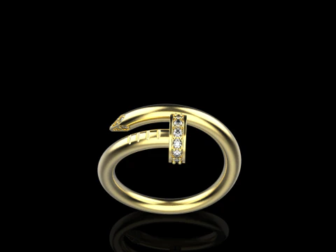 Wedding ring model 617 3D Print Model