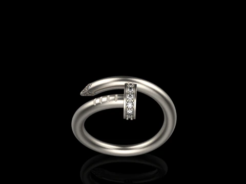 Wedding ring model 617 3D Print Model