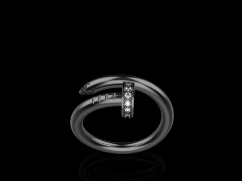 Wedding ring model 617 3D Print Model