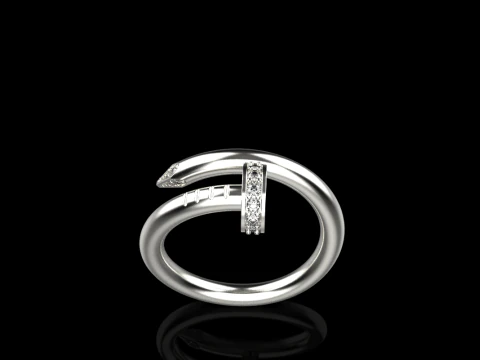 Wedding ring model 617 3D Print Model