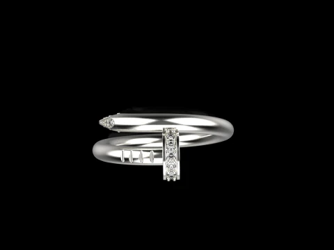 Wedding ring model 617 3D Print Model