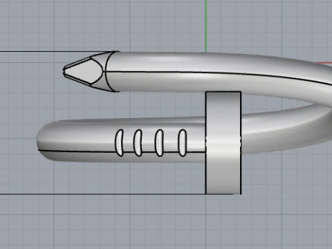 Wedding ring model 616 3D Print Model