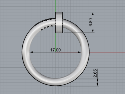 शादी की अंगूठी मॉडल 616 3D प्रिंट मॉडल