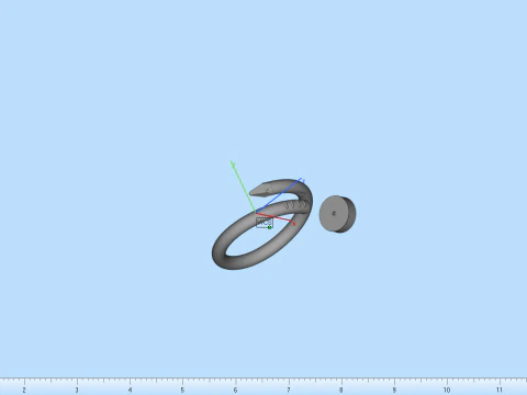 Wedding ring model 616 3D Print Model