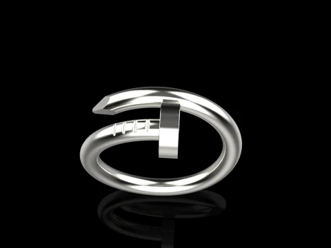 Wedding ring model 616 3D Print Model