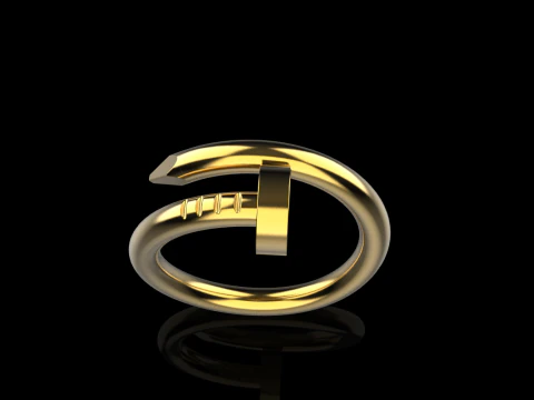 Wedding ring model 616 3D Print Model