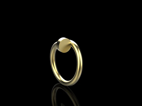 Wedding ring model 616 3D Print Model