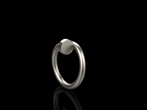 Wedding ring model 616 3D Print Model